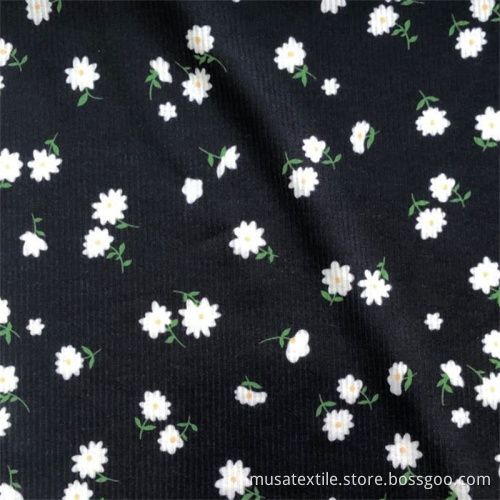 Wholesale Stretch Ottoman Double Brush Rib Knit Fabric